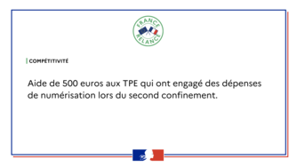 France Relance : Chèque France Num - Fermeture du guichet le 31 août 2021