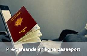 Pré-demande en ligne passeport