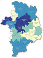 Population des communautés de communes ou d'agglomération